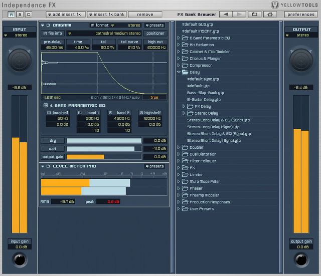 Independence FX is a powerful effects plug-in.